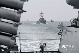 美军舰船在太平洋航行