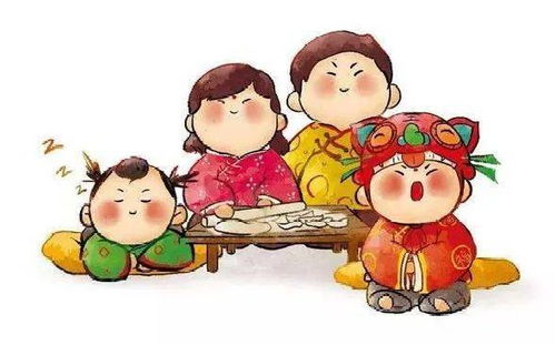 一家人围坐在一起讨论愿望清单