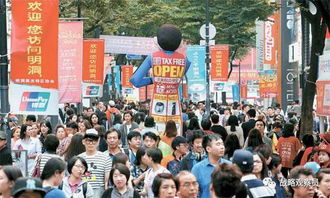 上海牛街满恒记韩国游客排队场景