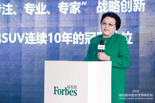 王凤英在发布会演讲