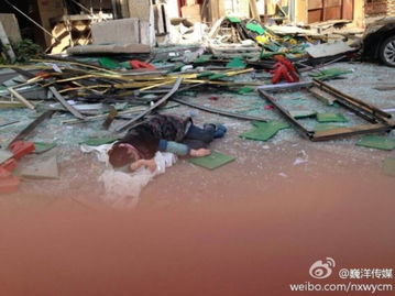 银川爆炸现场照片