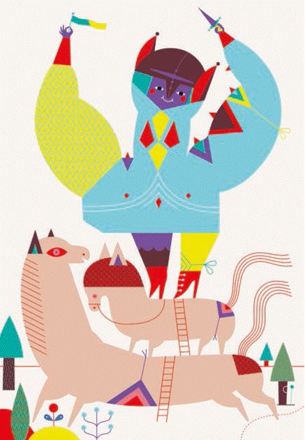 国际调解概念插画