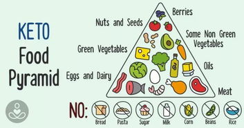 生酮饮食法示意图
