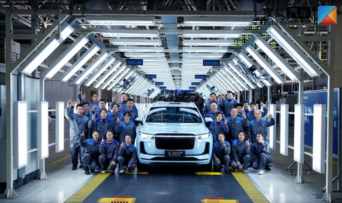 理想汽车停在小区停车场