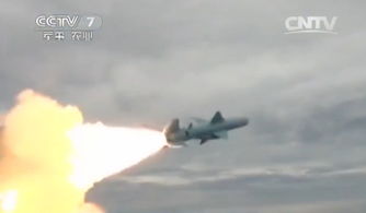 解放军演习现场导弹发射