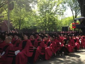 哈佛大学毕业典礼现场