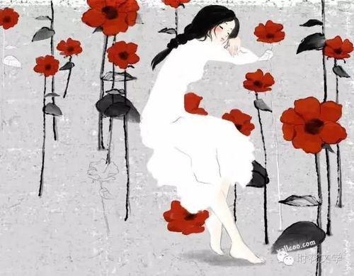 女主角站在窗前回忆过去的画面