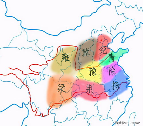 古代中国地图与现代城市对比图