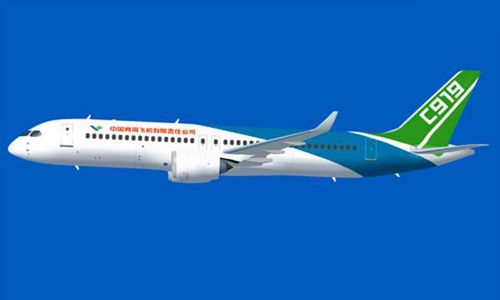 C919搭载长江1000A发动机想象图