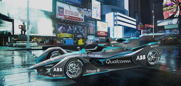 FE电动方程式赛车在上海街头驰骋