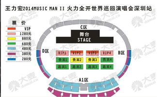 演唱会场地结构示意图