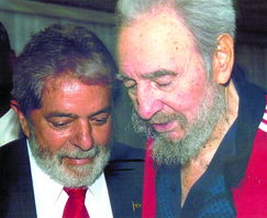 巴西总统卢拉与中国领导人会面