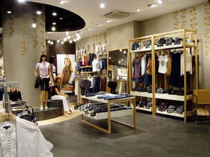 店铺内景展示新款女装陈列