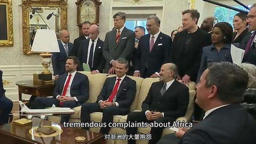 马斯克在白宫会议现场图片