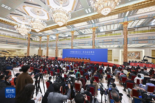 中美记者会现场