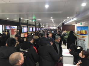 招聘会现场人头攒动