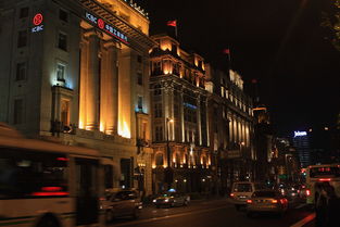 藏族朋友在外滩观看夜景