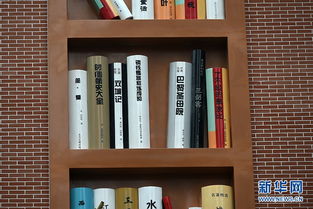 书架上摆放的《论语》与现代书籍