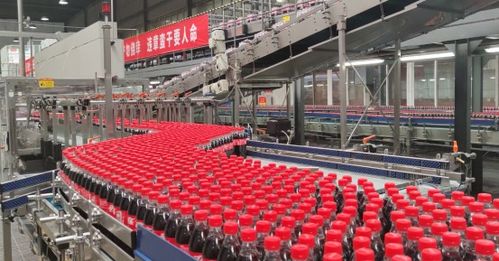 可口可乐工厂生产线