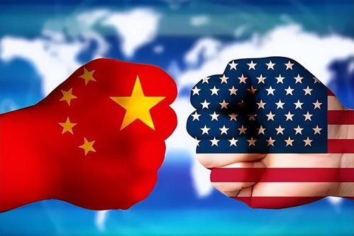 中美战略博弈背景图