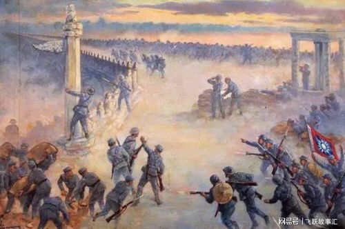 汪海与孙子对峙场景插画