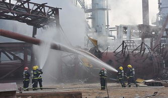 化工厂爆炸事故救援现场