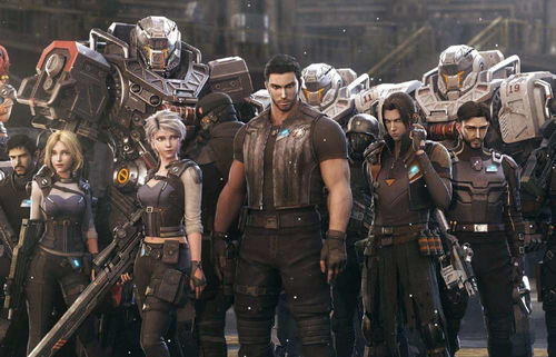 《灵笼2》主角空中战斗画面