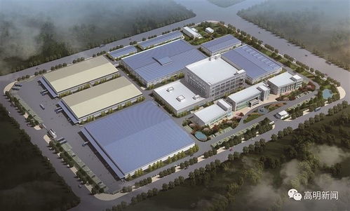 现代中药生产基地一角