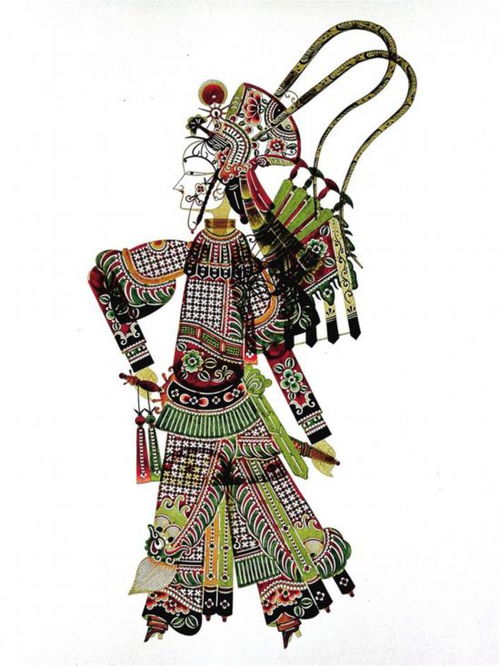 皮影戏表演现场