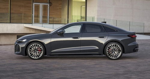 奥迪A5L侧面轮廓图