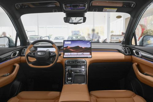 尊界S800车内智能控制系统特写