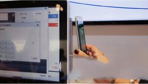 支付宝碰一下支付示意图