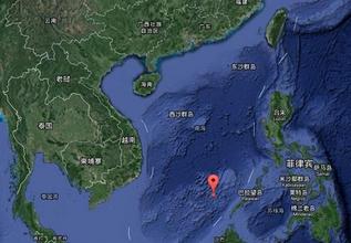 南海海域卫星俯瞰图