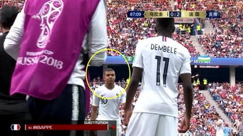 姆巴佩在比赛中神情沮丧