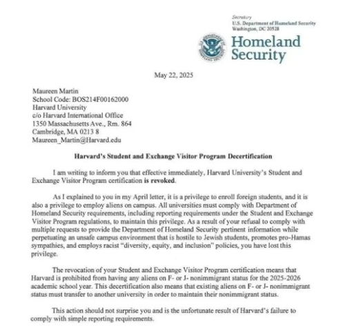 美国政府宣布取消哈佛招收国际生资质