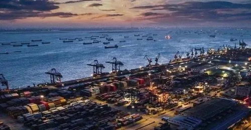中国制造产品出口港口