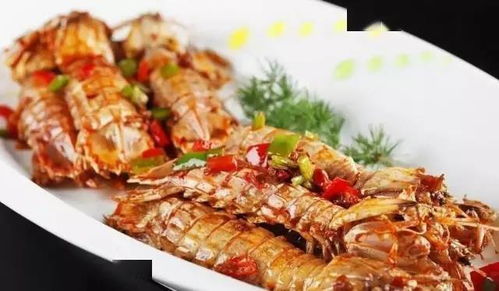 新鲜的海鲜摆盘图片