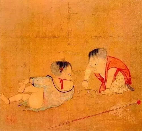 宋朝古画中的粽子插图