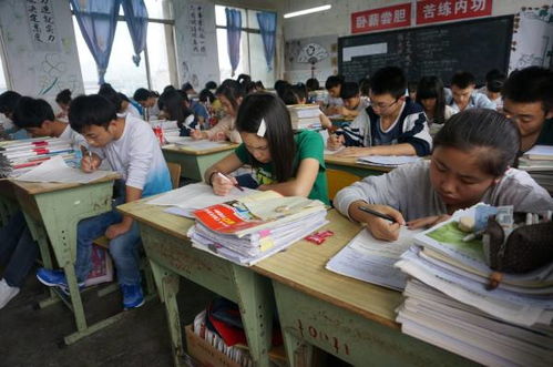 高考学生复习场景