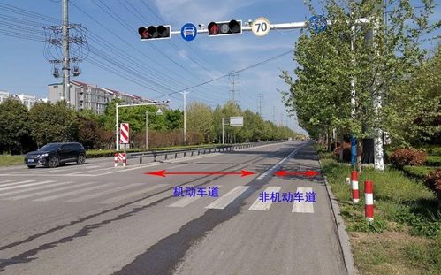 现代化非机动车道设计图
