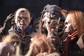 妖魔现身的恐怖场景