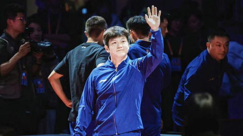 樊振东微笑挥手告别