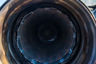 飞机引擎特写图