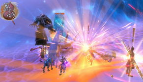 激烈斗法的场景图