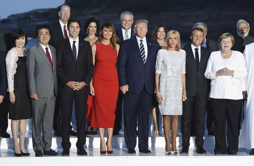 莫迪与各国领导人合影