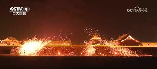 非遗火壶表演现场火花四溅