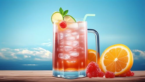 一瓶橘子味汽水和几颗糖果