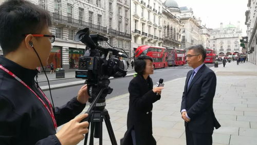 伦敦街头市民接受采访