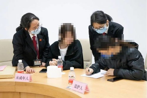 法院向家长发出家庭教育令现场图