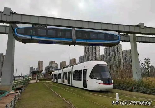 武汉光谷空轨实景图